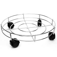 Gas Cylinder Moveable Trolley Black.Easy to use Easy to store, pack & carry for outings & picnics , portable, manual and extremely easy to use and clean,