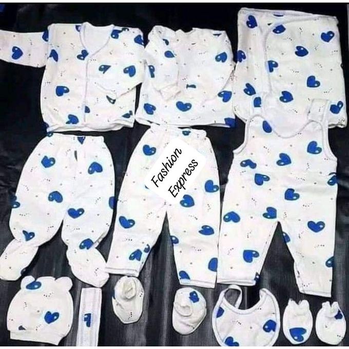 Lucky Star Newborn baby girl receiving set 11pc starter set