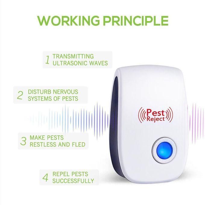 Ultrasonic Electronic Pest Repeller with Night Light Insect Mosquito Killer Bug Zapper Non-toxic Safe Home Mosquito Repellent for Mice Mosquitoes Ants Spiders Cockroaches Repelling