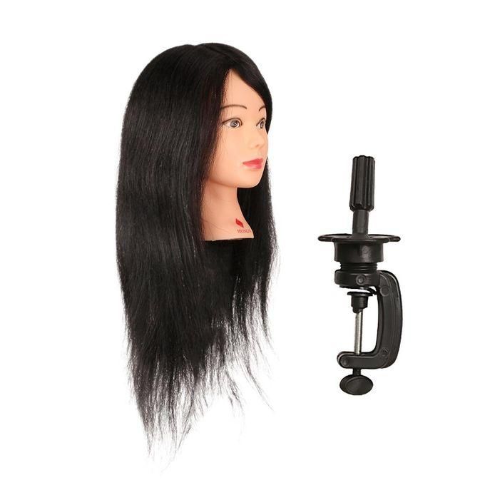 Dummy Head Doll With Hair, Hairdressing Training Doll Model