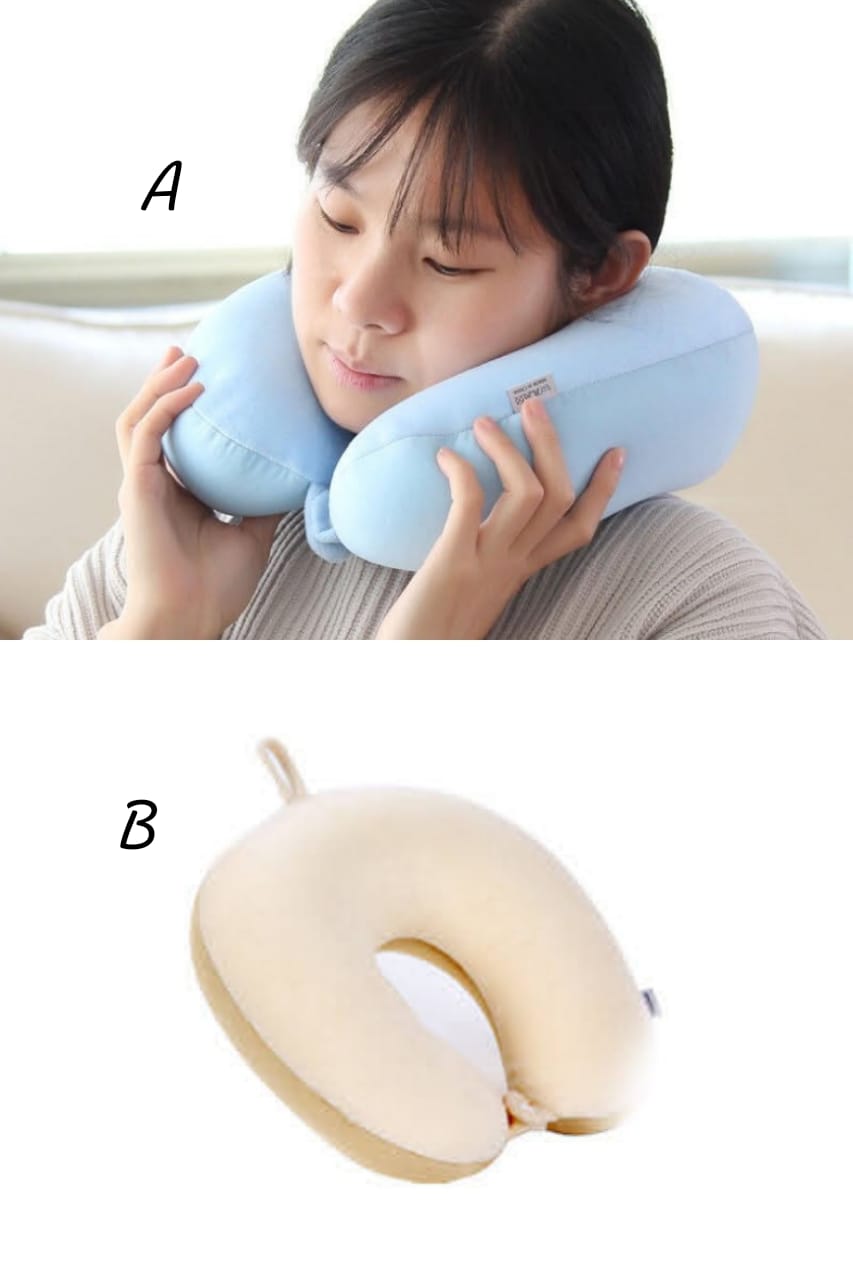U Shaped Memory Foam Neck Pillows Soft Travel Pillow Massage Neck Pillow Sleeping Airplane Pillow Cervical Healthcare Bedding Black normal