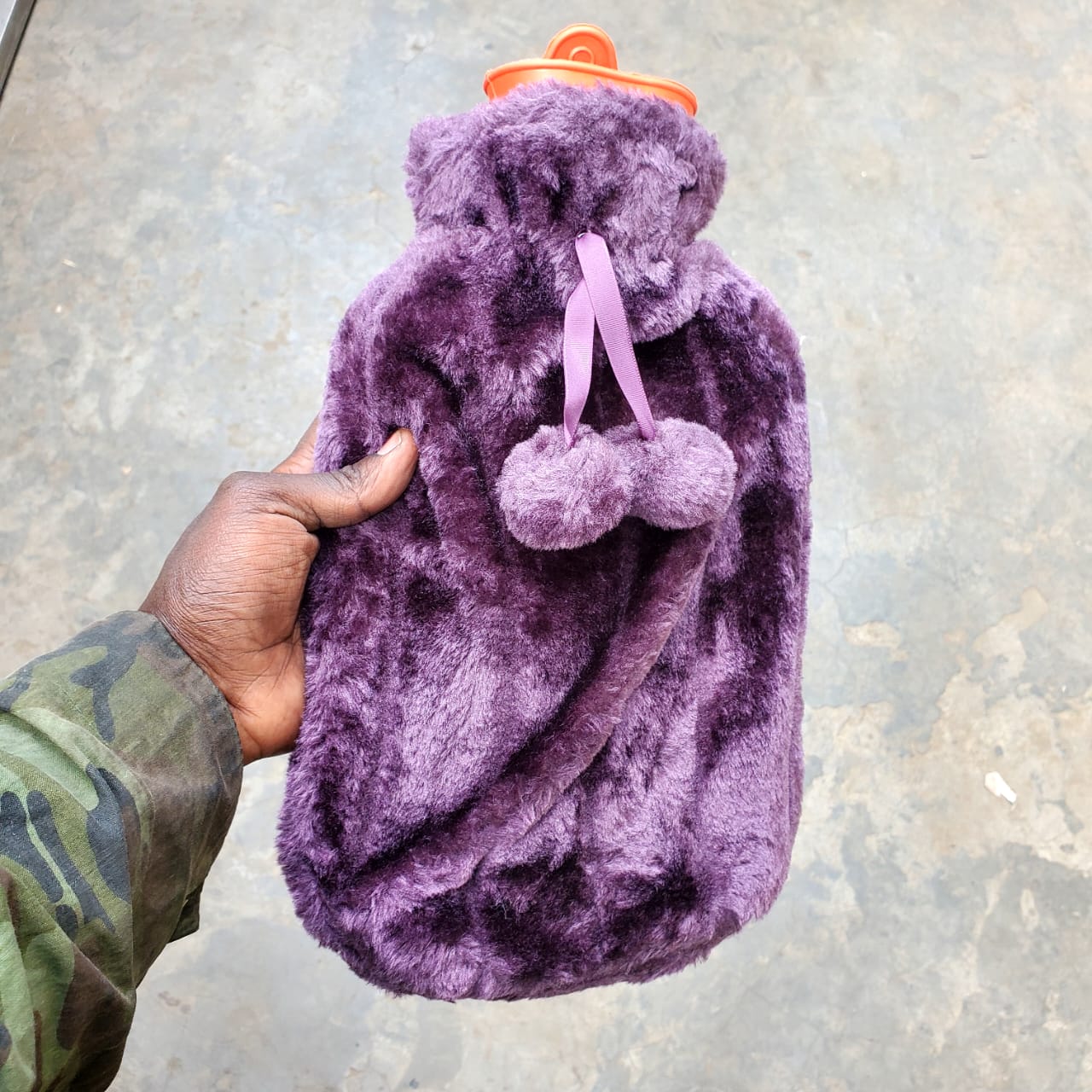 Rubber Hot Water Bag (with cover), Hot Bag, Heating Pad, Hot Water Bag for Pain Relief, Period Pain, Hot Water Bottle, Rubber Bottle