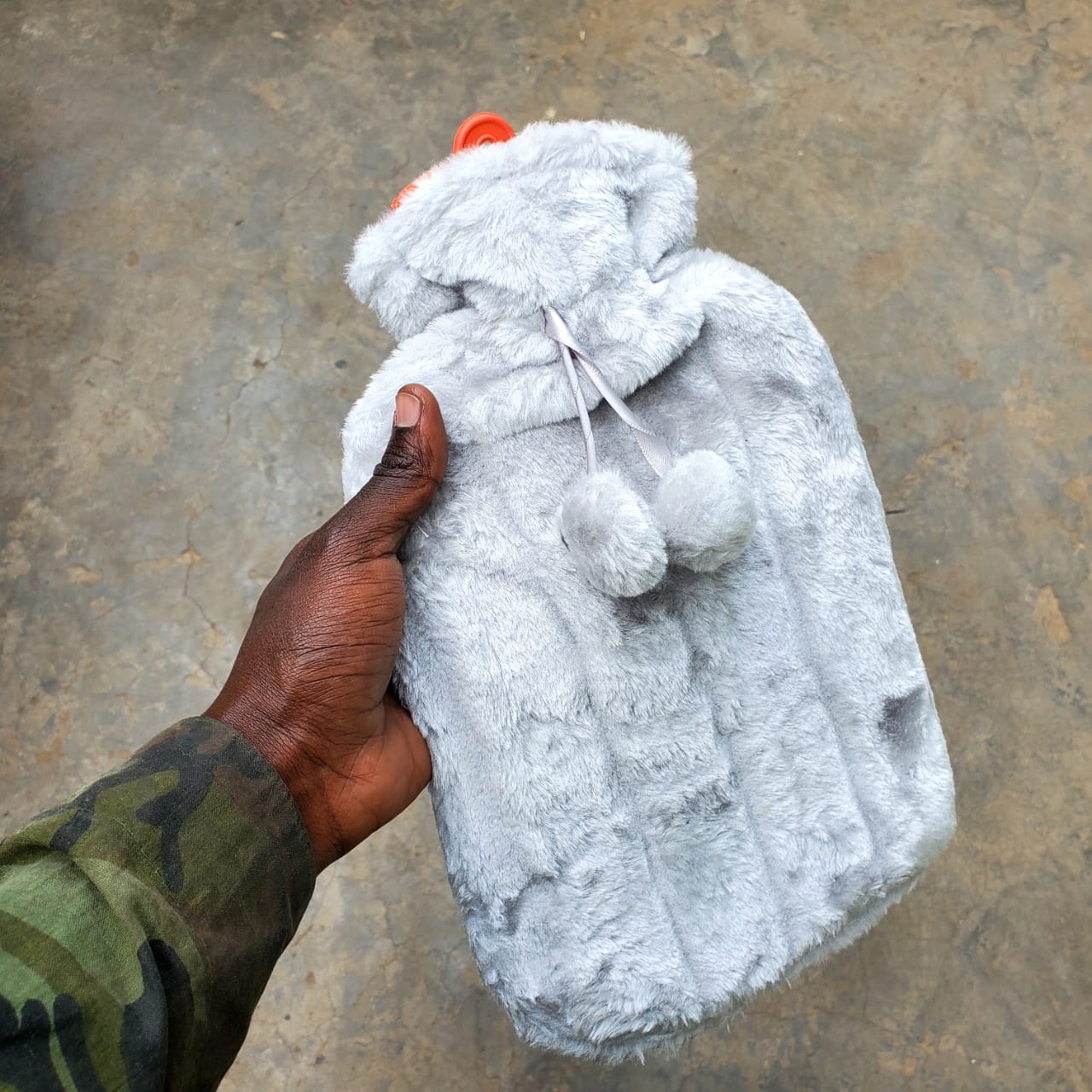 Rubber Hot Water Bag (with cover), Hot Bag, Heating Pad, Hot Water Bag for Pain Relief, Period Pain, Hot Water Bottle, Rubber Bottle