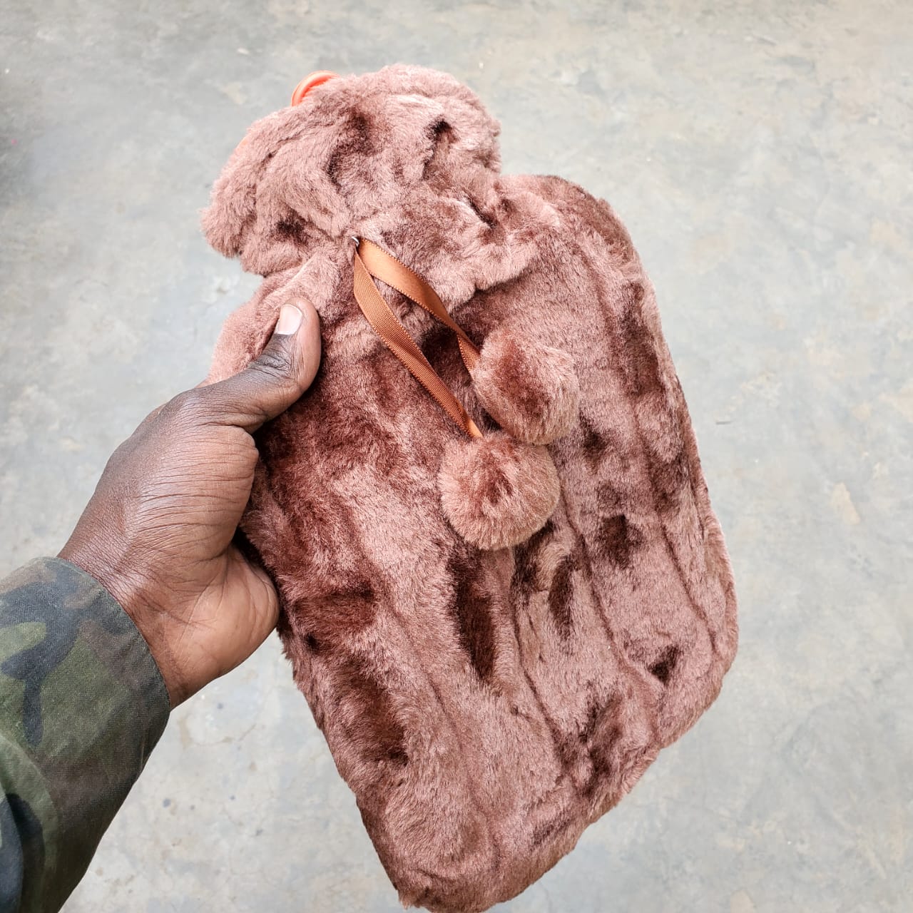 Rubber Hot Water Bag (with cover), Hot Bag, Heating Pad, Hot Water Bag for Pain Relief, Period Pain, Hot Water Bottle, Rubber Bottle