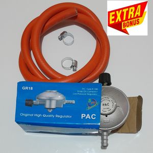 Pac Standard High Quality Gas Pressure Regulator For 6KG Gas Cylinder+ FREE GIFTS Gas Delivery Pipe 2M, Safety Clip Clamps.easy to handle and designed to last
plastic bottom lid is designed to make a
