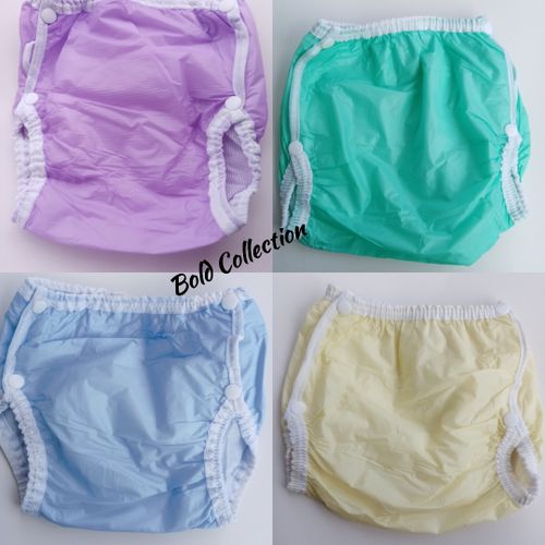 4PCs Washable Waterproof Nylon Urine Baby Pants.Super absorbent
Very comfortable
Waterproof
Adjustable from 0-24Months
Washable
Easy to wash and fast to dry
Top quality is GUARANTEED
Will give you the
