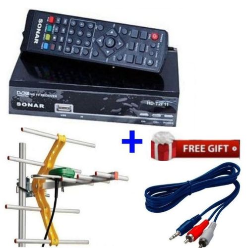 Sonar Free To Air Digital Decorder(No Monthly Subscriptions) HD 1080P + Free Gifts.Key Features
•Free To Air (FTA)

•No monthly subscriptions

•Variety of channels

•Usb input

•Full HD 1080p clear im