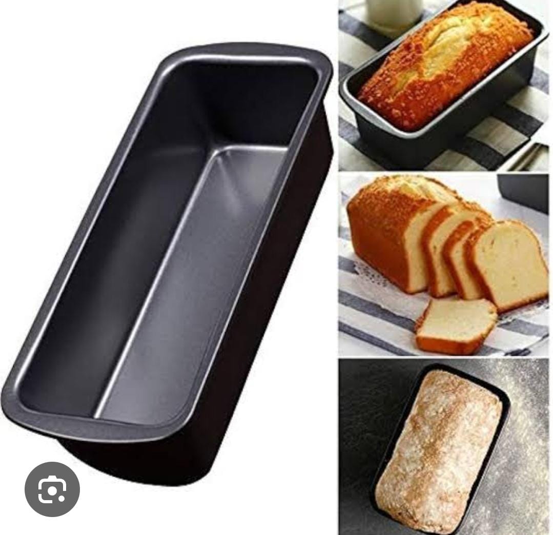 😋New in▪️🌱✔️Non-Stick Bread Baking Tin Bread Loaf Pan Tin.Nonstick coating for easy removal without any unwanted greasing, stain, or getting stuck Allows even heat distribution, providing baked good