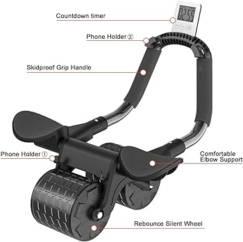 ✅️FITNESS TO BEHOLD ✅️2 elbow pad automatic rebound fitness abdominal Abs wheel roller.padded elbow support
Reduce arm exertion
Re-bounce silent wheel
Phone holder
Stable stand design
Soft material, s