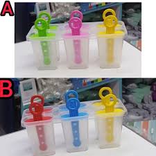 🪄🌿RESTOCKED NOW 🌿🥕6-pop Set Ice Cream Mold Mould Popsicle Maker Box DIY▪️made from food grade silicone and premium plastic sticks which is safe to make various kind of food that you like. You will