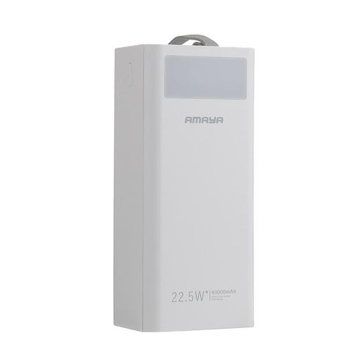 Amaya APW-04 power bank 40000mAh 22.5W super fast charging with flashlight,super fast charging ,can charge upto 5 phones at ago