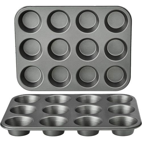 Non-stick 12 holes Muffin Pan Tin Cupcake Baking Tray Dish Bakeware ,strong and condusive for use in the baking industry