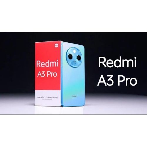 XIAOMI Redmi A3 PRO 6.71" 128GB + 4GB 4G Network 5160mAh Battery 8MP AI Camera 10W Fast Charging Fingerprint Sensor Android 14 Smart Phones