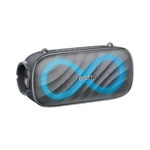 Oraimo SpaceBox Pro OBS-682, 80W supreme loudness, 20hrs playtime portable wireless speaker with AUX, mic, mem & flash ports - Black
