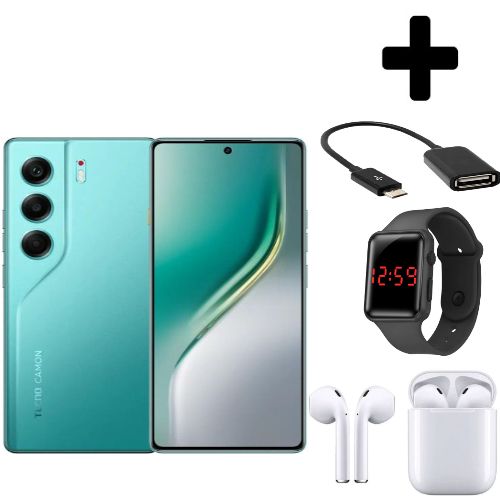 Anniversary Offer] Tecno Camon 40 128GB+16(8+8)GB RAM 6.78" AMOLED 120Hz Screen MTK Helio G100 Ultimate 45W 5200mAh 50MP Dual Speaker Android 15 Smart Phones Dual Sim phone