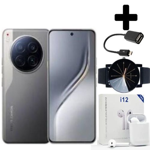 ORIGINAL TECNO Camon 40 Premier 256GB+16(8+8)GB RAM 6.67" 144Hz LTPO AMOLED MTK Dimensity 8350 45W 5100mAh 50MP Dual Speaker Android 15 IP68/IP69 Dust Water Resistance Dual Sim Smart Phones phone