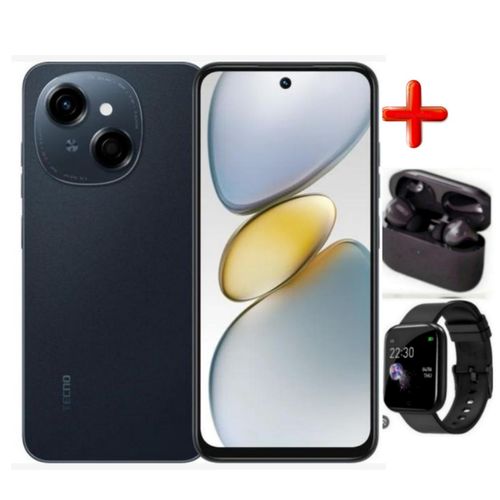 FLASH SALE DEALS!!! TECNO POP 9 128GB + 6(3+3)GB 4.5G Fast Network 6.6" 120Hz Dual Speakers IP54 Waterproof 13MP 5000mAh Type-C Android 14 Dual SIM Smart Phones +FREE SMARTWATCH+EARPODS