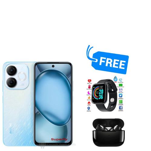 CLEARANCE OFFER!!! Itel A80 128GB+6(3+3) RAM 6.7" 120Hz Screen 4G Network Dual SIM Phone 50MP Camera 5000mAh Battery Fingerprint and Face Unlock Android 14 Fashion Smart Phones+Free Gifts