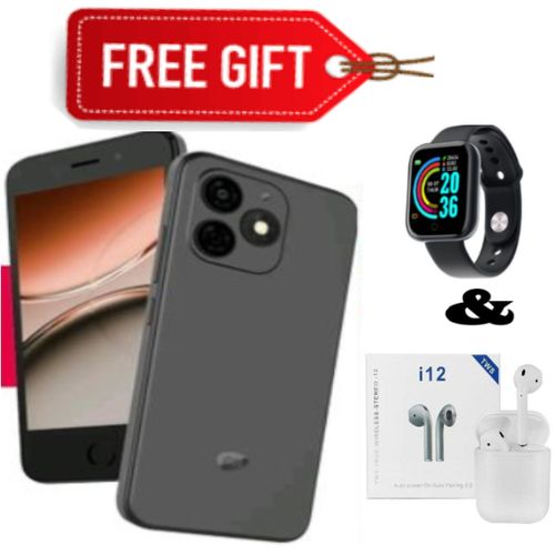 LIMITED DISCOUNT !!! BRAND NEW Itel A20, 5 Inch Display,32GB Storage+4(2+2)GB RAM 4.0mp main camera ,Front Fingerprint,1 year warranty Android 12 smartphones + FREE GIFTS