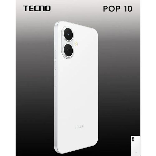 Tecno POP 10 64GB ROM + 6GB RAM (3+3GB EXTENDED)6.67 inch FHD 5000mAh Battery 13MP Main Camera Dual SIM 4.5G FAST NETWORK Android 15 (Go Edition) Mobile Phones Smartphone
