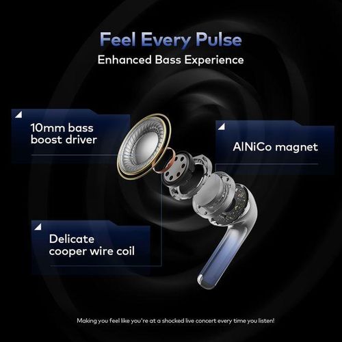 Itel BudsPlay BudsBass 4 mic ENC 45ms ultra low latency game mode earbuds now available.Has a superb bass system .can withstand power for a long period of time upto 2 weeks standby