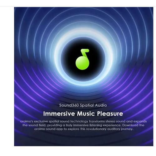 Oraimo Heavy Bass SpaceBuds Z ANC True Wireless Earbuds with Spatial Audio TWS True Wireless Stereo Earbuds ENC True Wireless Earbuds