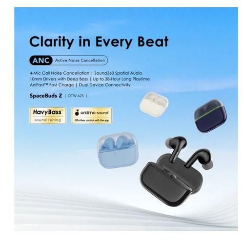 Oraimo Heavy Bass SpaceBuds Z ANC True Wireless Earbuds with Spatial Audio TWS True Wireless Stereo Earbuds ENC True Wireless Earbuds