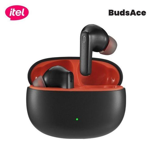 Itel Buds Ace in Ear TWS Earbuds with 40H Playtime, Quad Mic ENC, IPX5, 10MM Bass Boost Drivers,BT Version 5.3, Fast Charging