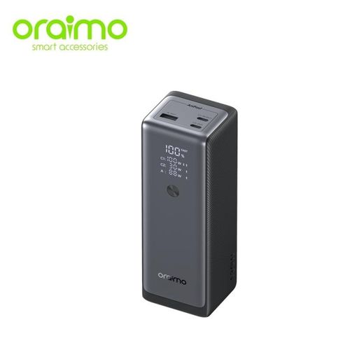 Oraimo PowerJet 130 27600mAh 130W Power Bank, Ultra Fast Charging Laptop Charger, USB-C PD, Smart Display, Multi Device Portable Charger Kenya