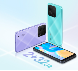 Brand New ITEL A04 2GB Ram + 32GB Rom Battery 4,000 mAh Camera 5 MP + QVGA Selfie 5 MP Display 6.3 inches OS Android 12 Processor Quad-core Colors Sandstone Black, Violet, Lake Cyan
