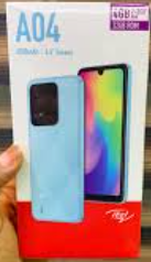 Brand New ITEL A04 2GB Ram + 32GB Rom Battery 4,000 mAh Camera 5 MP + QVGA Selfie 5 MP Display 6.3 inches OS Android 12 Processor Quad-core Colors Sandstone Black, Violet, Lake Cyan