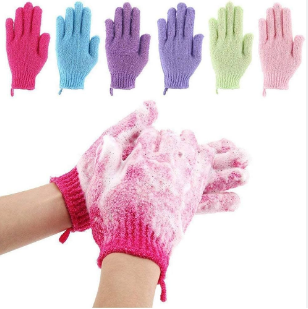 Bathing Gloves Exfoliating Bathing Cleaning Gloves Body Scrubber helps to precisely clean and gently remove dead skin cells body scrub gloves shower gloves ,bathing gloves