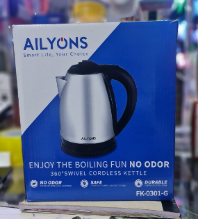 AILYONS 1.8 L Electric Kettle Water Heater & Boiler Jug- coil less water kettle heating jug silver offer limited stock