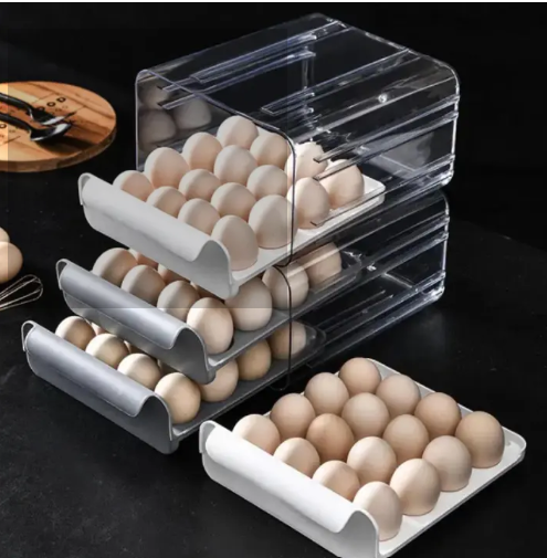 Egg tray /crate,egg crate,egg draw,fridge organizer, food storage ,egg box ,egg carton,egg holder, tray.32 eggs holder