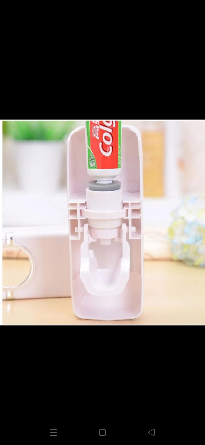 Automatic toothpaste Dispenser wall mount Bathroom accessories Toothpaste squezer and Tooth Brush holder storage