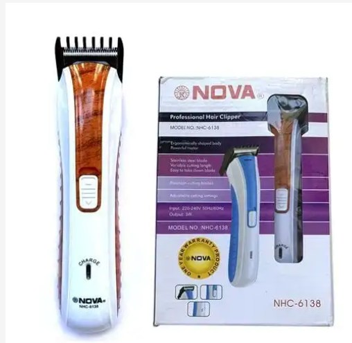 NOVA SHAVER Nova NEW PRO Rechargeable Hair Trimmer/Shaving Machine comes with Nova Shaver, Oil bottle ,Brush ,Charging cable & User Guide
