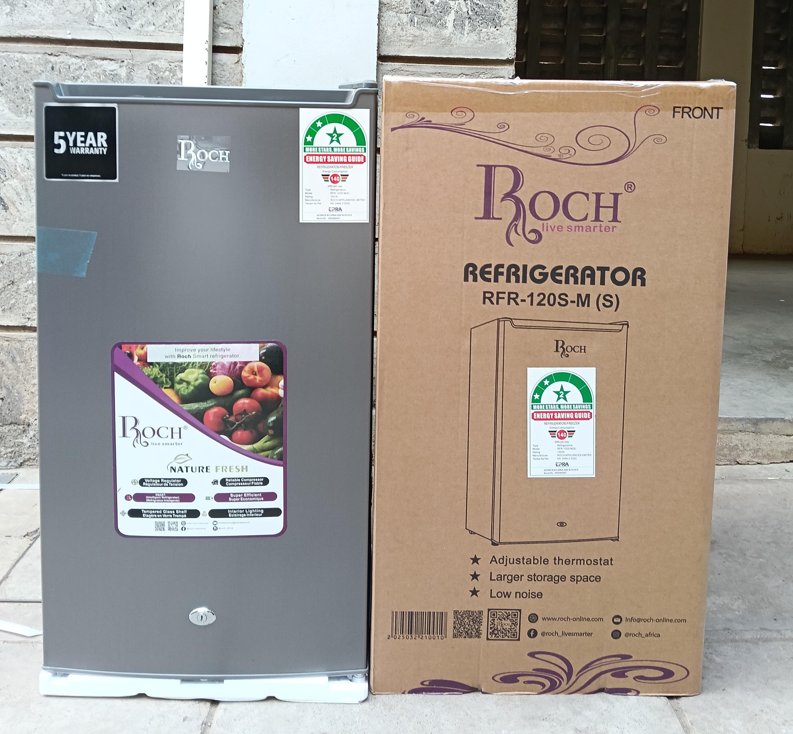 ROCH RFR-120-S-M Single Door Fridge – Compact, Cool, Convenient!
Keep your food and drinks fresh with the ROCH 90-Litre Single Door Fridge. Perfect for small kitchens, offices, or dorms, it combines e