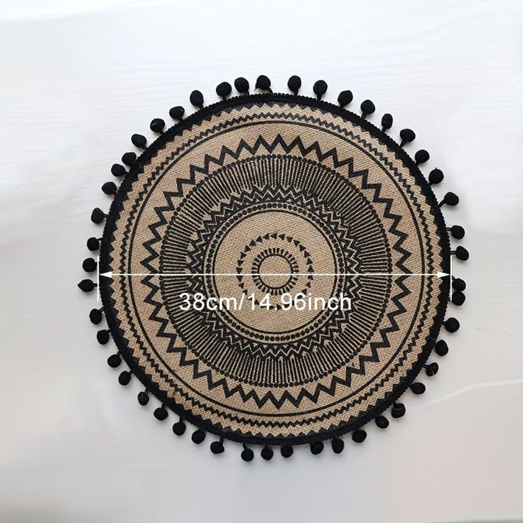New design-Elegant African print Heavy Cotton fabric table mats