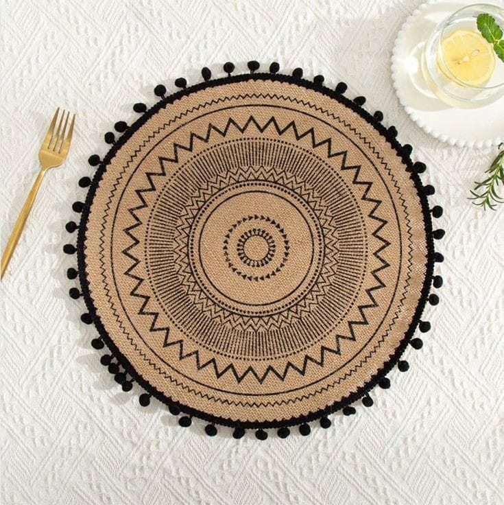New design-Elegant African print Heavy Cotton fabric table mats