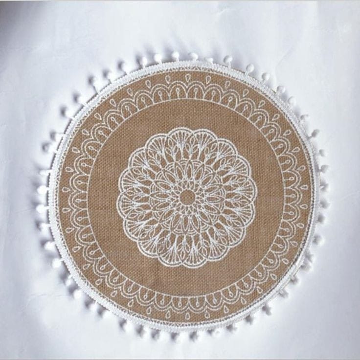 New design-Elegant African print Heavy Cotton fabric table mats