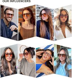 Retro Aviator Sunglasses for Women Men Red Lens as picture