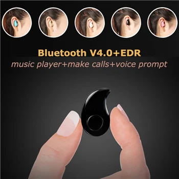 Mini Style Wireless Bluetooth Earphone Black One Size
