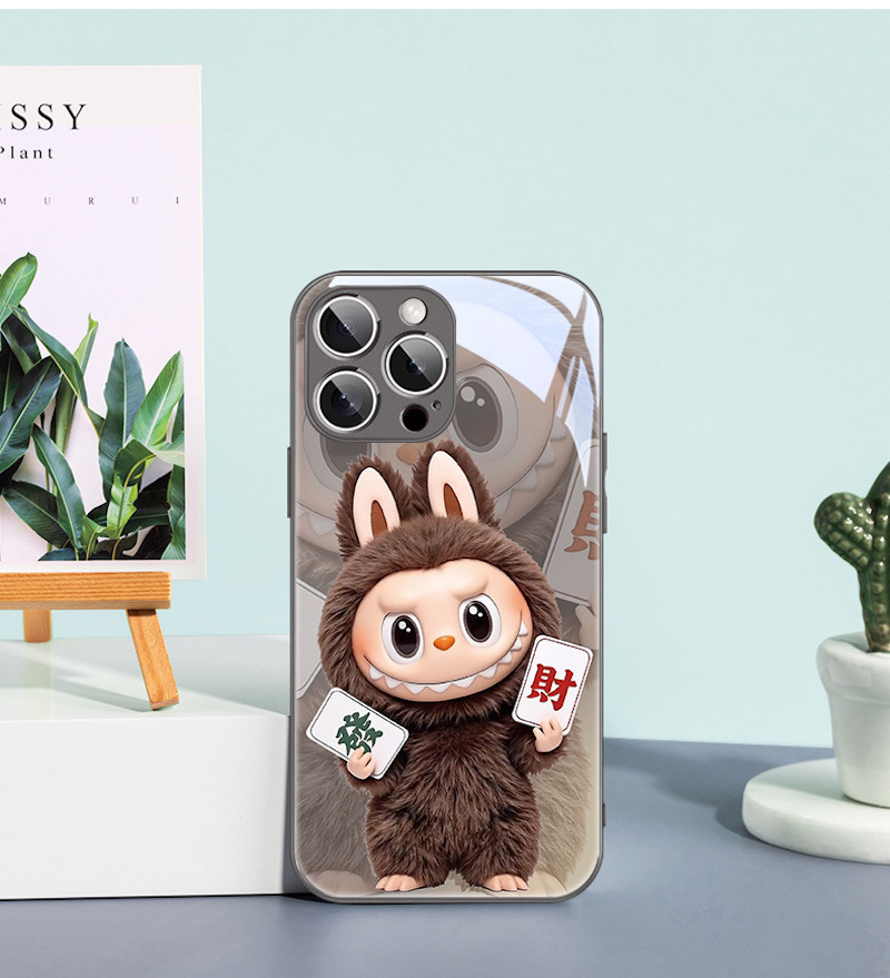 Increase wealth phone case, aimed at protecting the phone Pink Iphone16