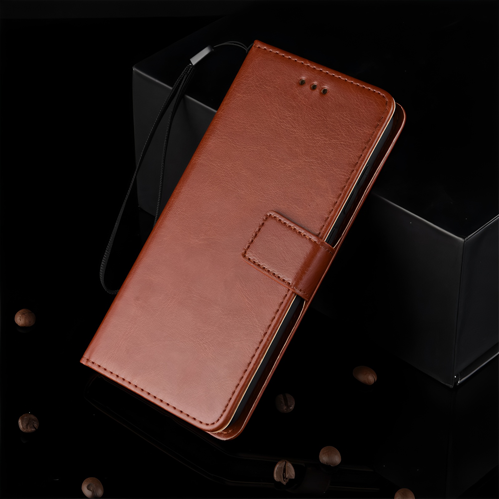 Flip Cover For Tecno Spark 10 Pro,Spark 10C,Spark 10 4G 5G [Flip Vintage Leather] Wallet Phone Case Brown for Tecno Spark 10 4G 6.6