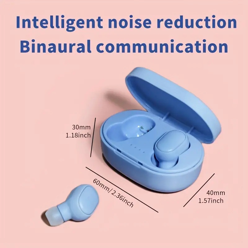 TWS Wireless Earphone, Small And Portable Ipx4 Waterproof, In-ear Wireless Earphone Mini Earbuds With Charging Case Holiday Gift Recommendation Black One Size
