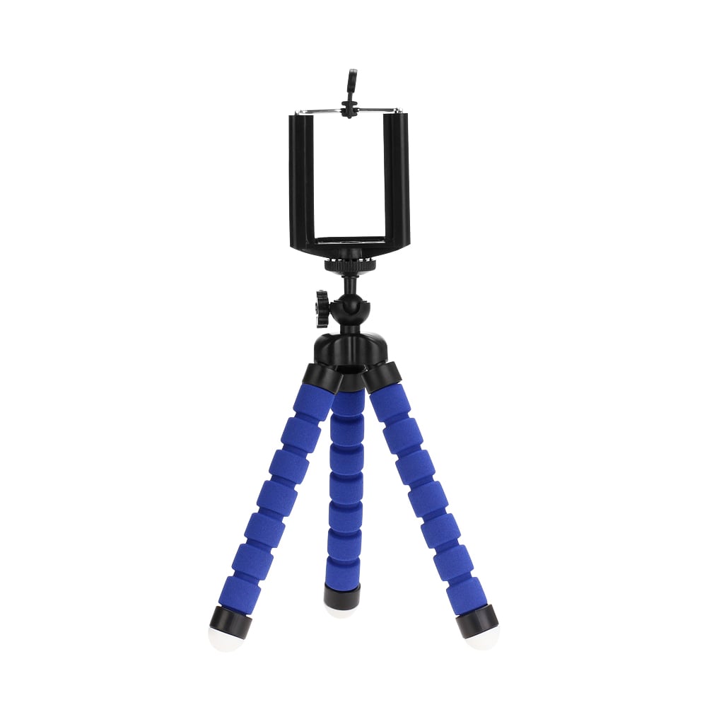 Tripods tripod for phone Mobile camera holder Clip smartphone monopod tripe stand octopus mini tripod stativ for phone Black Size:150 x 35 x 35mm