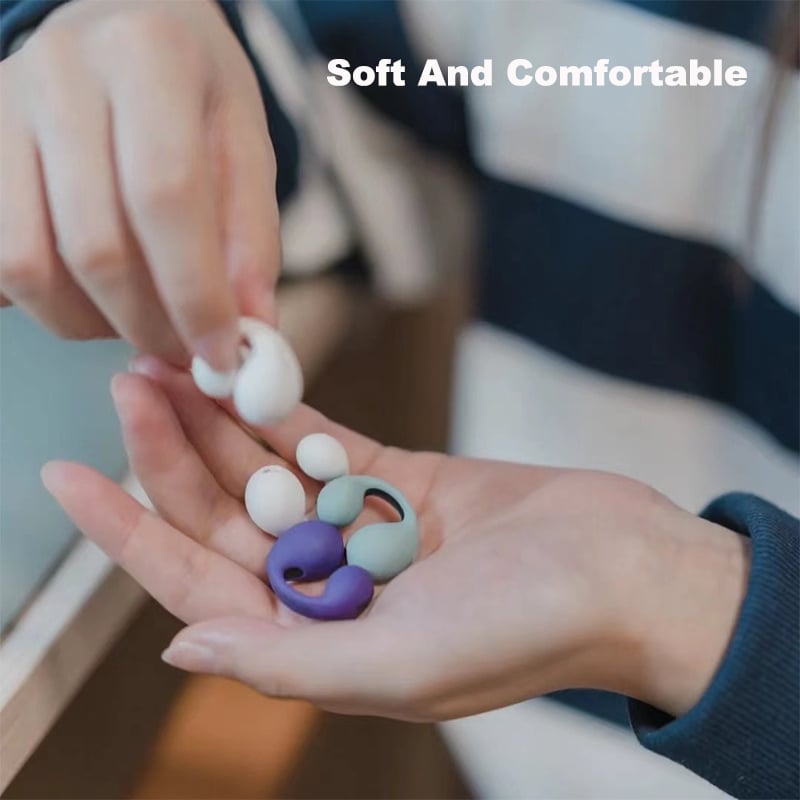Earphone Case For Ambie Sound Earcuffs AM-TW01 Skin Covers Ear Tips Pads Caps Silicone Protective Case Wireless Bluetooth Earbuds Accessories Only Case