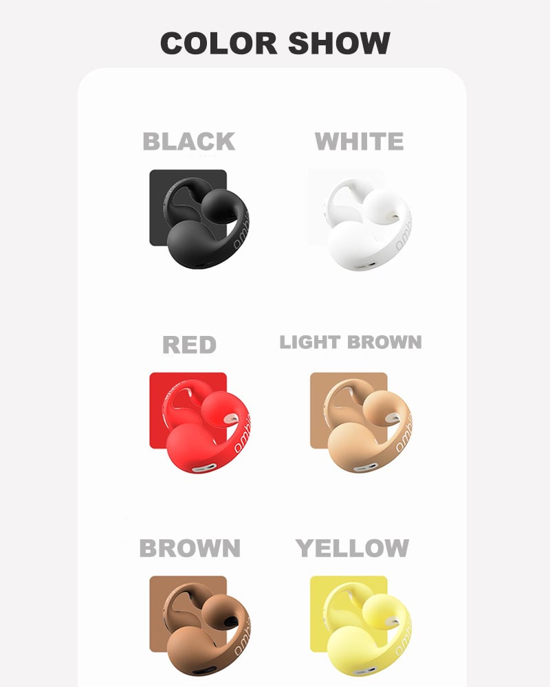 Earphone Case For Ambie Sound Earcuffs AM-TW01 Skin Covers Ear Tips Pads Caps Silicone Protective Case Wireless Bluetooth Earbuds Accessories Only Case