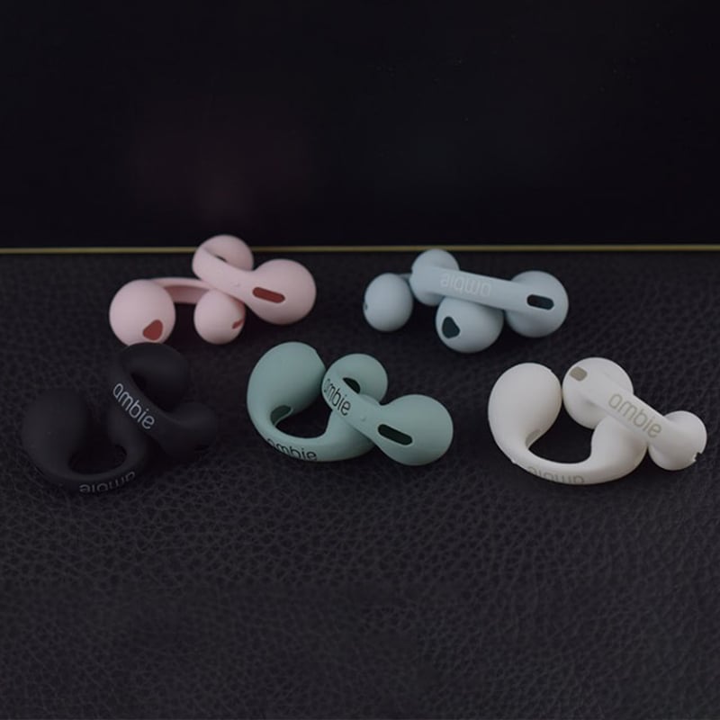 Earphone Case For Ambie Sound Earcuffs AM-TW01 Skin Covers Ear Tips Pads Caps Silicone Protective Case Wireless Bluetooth Earbuds Accessories Only Case