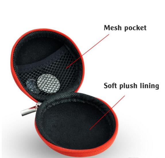 Discounted products Canvas Zipper Bag Earphone Cable Mini Box Portable Coin Purse Headphone Bag color sent randomly Black One Size